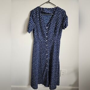 Flower Summer Dress - Midi